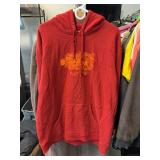 Quiksilver Red Hoodie, Size Large