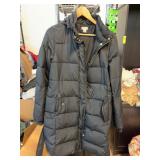 J.Crew Black Puffer Coat, Size Medium