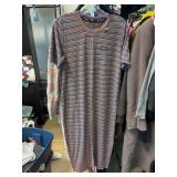 Obey Striped T-Shirt Dress, Size Medium