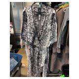 Kenneth Cole Printed Wrap Dress, Size Small
