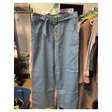Anthropologie Blue Pants Size 14