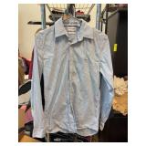 Lacoste Slim Fit Striped Dress Shirt US 15