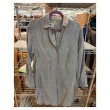 C&C California Large Linen Shirt Dress