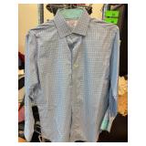Lorenzo Uomo Cotton Dress Shirt, Size 16/32