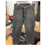 Levi Strauss 501 Black Jeans 34 x 32