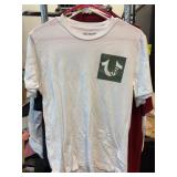 True Religion White Graphic T-Shirt, Small