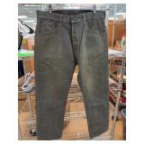 Levi's 501 Jeans 36x32 Olive Denim