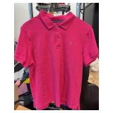 TailorByrd Collection Pink Polo Shirt, Large
