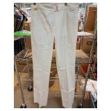 Etro White Cotton-Elastane Pants, Size 46