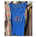 Lenny Kravitz Blue Tank Top, One Size