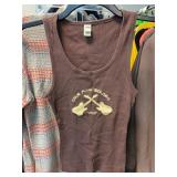Kavio! True Funk Soldier Brown Tank Top Large