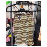 Joie Striped Tank Top, Size Large