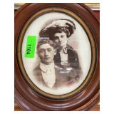 Antique Oval Portrait and SMU Print