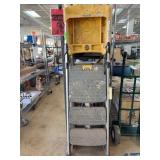 Werner Yellow Rolling Safety Step Ladder