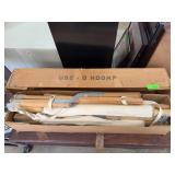 Pratt Folding Wood Army Cot with Mosquito Bar