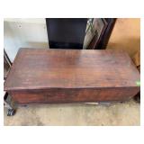 Rectangular Wooden Cedar Lined Blanket Chest