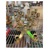 Brass Multi-Arm Candelabra
