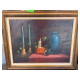 Still Life Oil Painting Signed Update