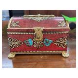 Western Germany Metal Treasure Chest Bank