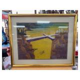J. Zwall 1978 Framed Original Painting 24' x 30