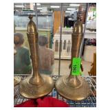 Engraved Brass Decorative Vases