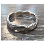 Sterling Silver Braided Band Ring