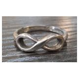 Sterling Silver Infinity Symbol Ring