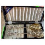 Roi Mond Sheffield Silver Plated Salad Set