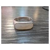 Sterling Silver Rectangular Ring Size 8.5