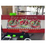 Fitz and Floyd Kringle Server Set