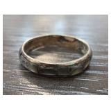 Sterling Silver Inlaid Band Ring