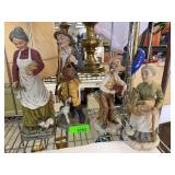 4 Napco Porcelain Figurines