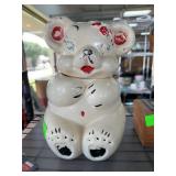 Ceramic Bear Cookie Jar with Removable Lid