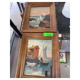 Framed Coastal Paint By Number Art
