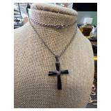 Sterling Silver Cross Pendant Necklace