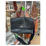 DKNY Black Leather Shoulder Bag