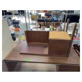 Kimball Office Desk and Rolling Chair Set