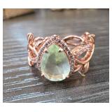 Bomb Party Rose Gold Tone Gemstone Ring