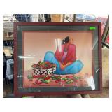Framed 30' x 36' Southwestern Art Print