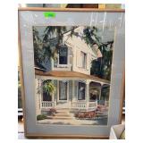 Barbara Wand Signed House Watercolor, 37.5' x