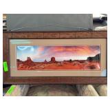 Framed Monument Valley Panorama by Suess