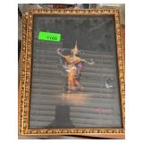 Framed Thai Classical Dance Artwork