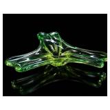 Murano Sommerso Glass Three-Point Centerpiece
