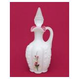 Fenton Fluted Vine Peach Blow Cruet for LGW