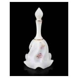 Fenton Art Glass Hand-Painted Satin Bell