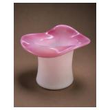 Fenton Rose Crest Top Hat Whimsey Vase