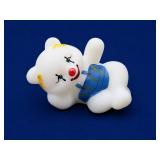 Fenton Art Glass Hand-Painted Circus Bear