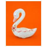 Fenton Iridescent Art Glass Swan Figurine