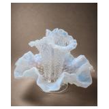 Fenton Hobnail French Opalescent Epergne