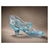 Fenton Vintage Aquamarine Glass Miniature Shoe